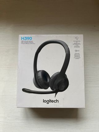 Logitech H390 USB Auriculares con Micrófono