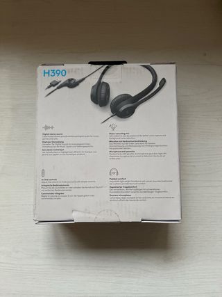 Logitech H390 USB Auriculares con Micrófono