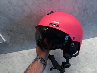 Casco esqui infantil Marker Rosa T. 51-56 con Gafa