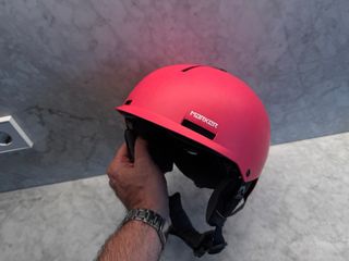 Casco esqui infantil Marker Rosa T. 51-56 con Gafa
