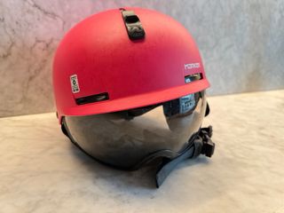 Casco esqui infantil Marker Rosa T. 51-56 con Gafa