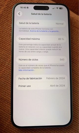 iPhone 15 Pro Max 256GB Gris