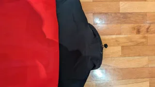 Forro polar Trangoworld rojo y negro