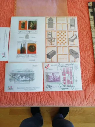 Hojas de sellos España