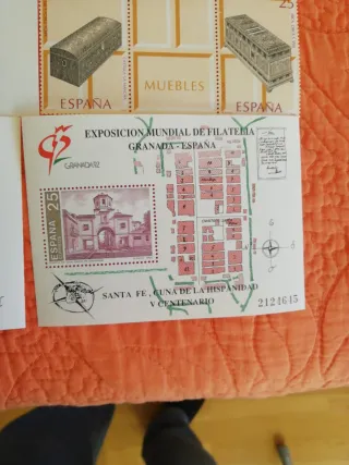 Hojas de sellos España