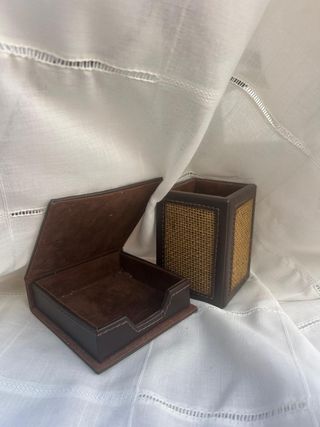 Set escritorio lapicero y tarjetero