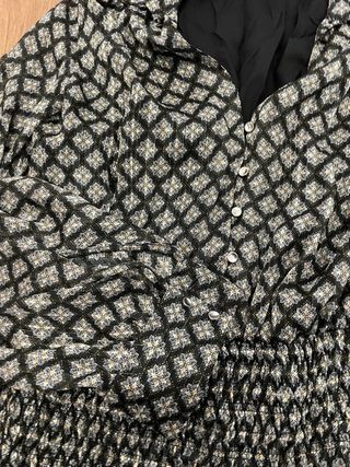 Vestido estampado geométrico