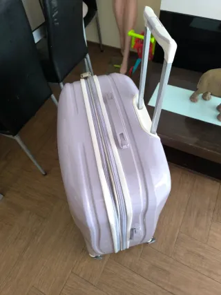 Maleta Grande IT Luggage Gris/Morado