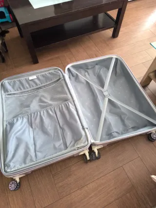 Maleta Grande IT Luggage Gris/Morado