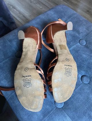 Tacchi da ballo dorati/marroni Paoul