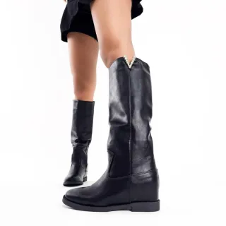 Stivali neri Lavia con dettagli strass