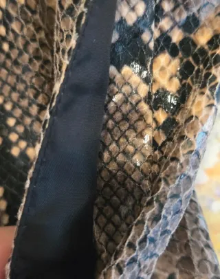 Falda mini Zara estampado serpiente mujer