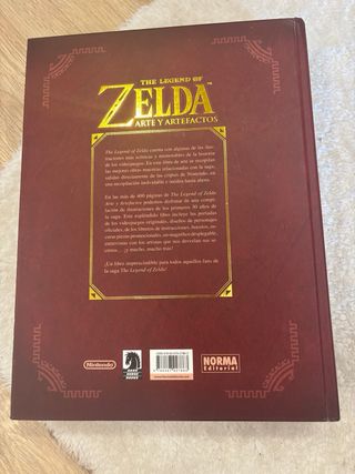Libro Zelda Arte y Artefactos Nintendo