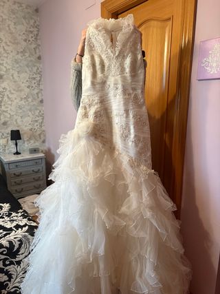 Precioso Vestido de Novia Blanco