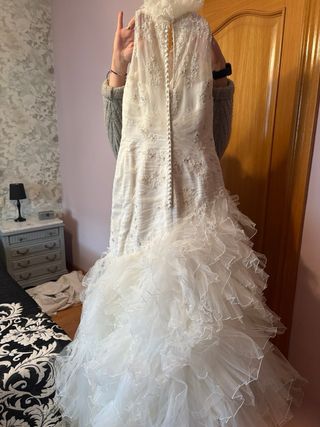 Precioso Vestido de Novia Blanco