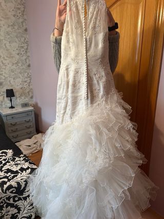 Precioso Vestido de Novia Blanco