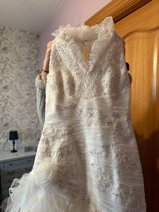 Precioso Vestido de Novia Blanco