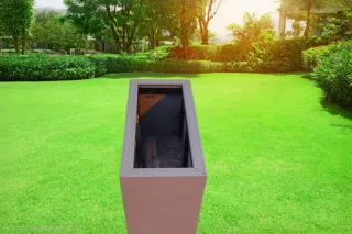 Maceteros de jardín rectangulares