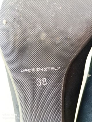 Décolleté Pittarello Camoscio Nero con Fiocco