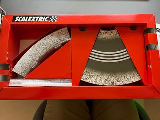 Pista Scalextric Curva Deslizante Efecto Hielo