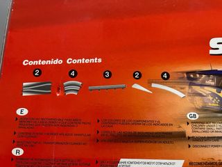 Pista Scalextric Curva Deslizante Efecto Hielo