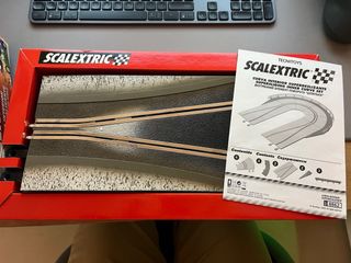 Pista Scalextric Curva Deslizante Efecto Hielo