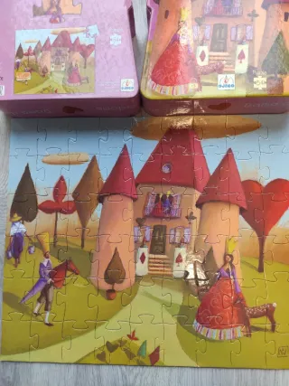 Puzzle Djeco 54 Piezas Castillo Princesa