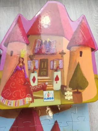 Puzzle Djeco 54 Piezas Castillo Princesa