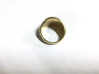 sello oro 18k con piedra con circonita