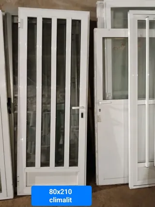 Puerta aluminio 80x210 climalit 621292438