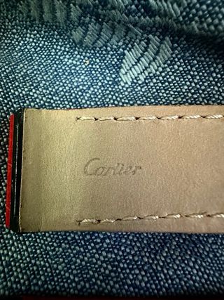 Correa Cartier Santos Caballero Roja original