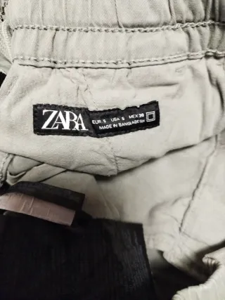 Bermudas verdes de algodón. Para niño de 12/14 año