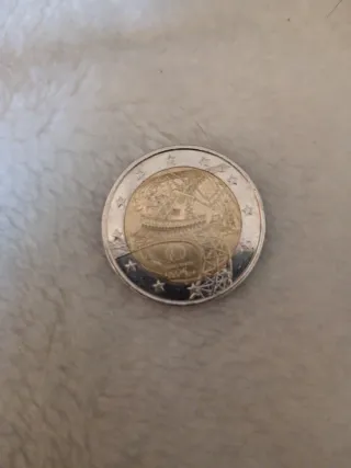 Moneda 2 euros París.
