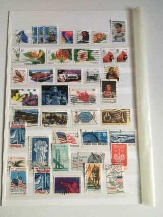Lote Sellos Estados Unidos Usados