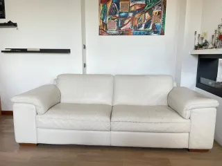Divano 3 posti in pelle Natuzzi