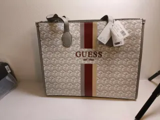 Borsa Guess Silvana Beige/Grigio