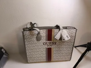 Borsa Guess Silvana Beige/Grigio