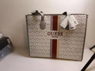 Borsa Guess Silvana Beige/Grigio
