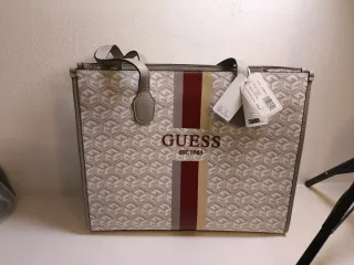 Borsa Guess Silvana Beige/Grigio