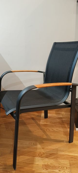 Mesa extensible exterior + 6 sillas