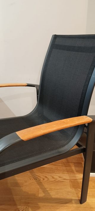 Mesa extensible exterior + 6 sillas