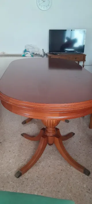 Mesa comedor extensible madera maciza