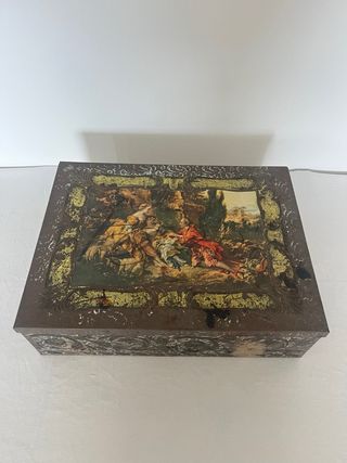 Scatola Latta Decorata Pagani
