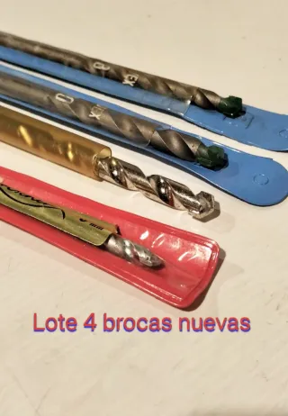 4 brocas nuevas hormigón o piedra