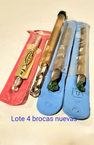 4 brocas nuevas hormigón o piedra