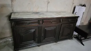 Aparador Mármore e Mogno