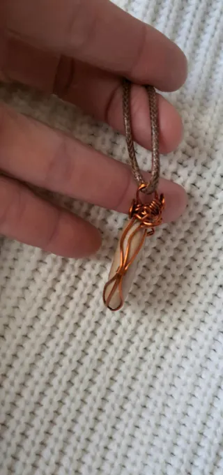 Colgante Diosa Triple Luna Artesanal