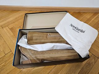 NEROGIARDINI Stivali Camoscio Tg 39 Come Nuovi