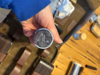 Neceser de viaje antiguo de piel