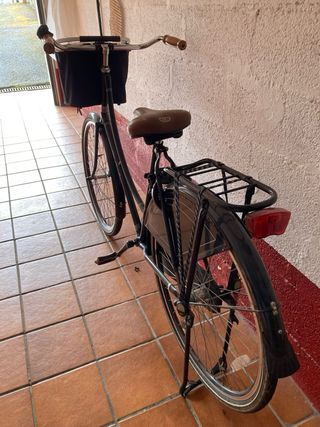 Bicicleta Holandesa Negra Paseo